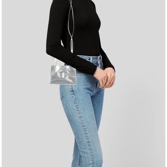 Telfar Silver Shopping Bag - Picture 5 of 9